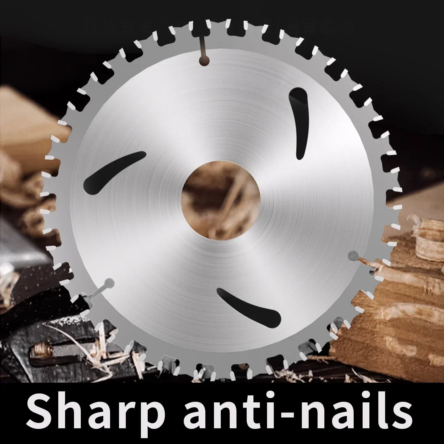 5inch / 125mm 40-Tooth Nail-Resistant Woodworking Saw Blade 125mm Circular Saw Blade Suitable for Wood Saw Blades Hardware Tool Accessories Tungsten Carbide Steel