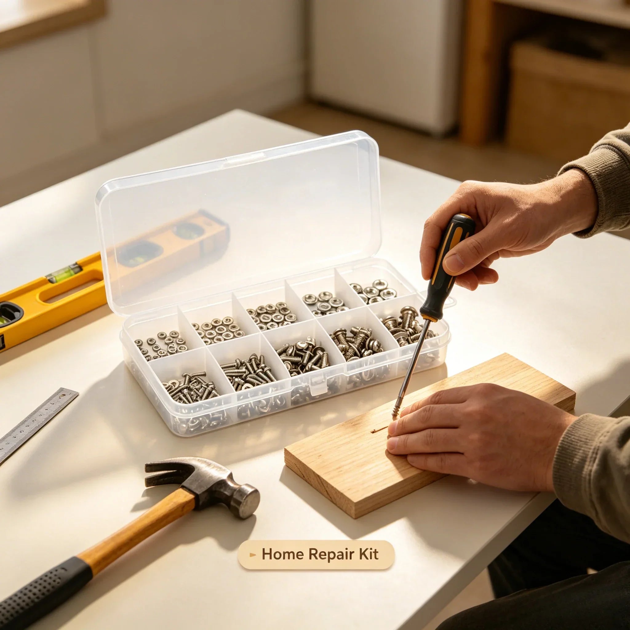 Hex Nuts and Bolt Set - 320 pieces, durable M2 M2.5 M3 M4 M5 metric size, universal hardware kit for DIY projects and repairs