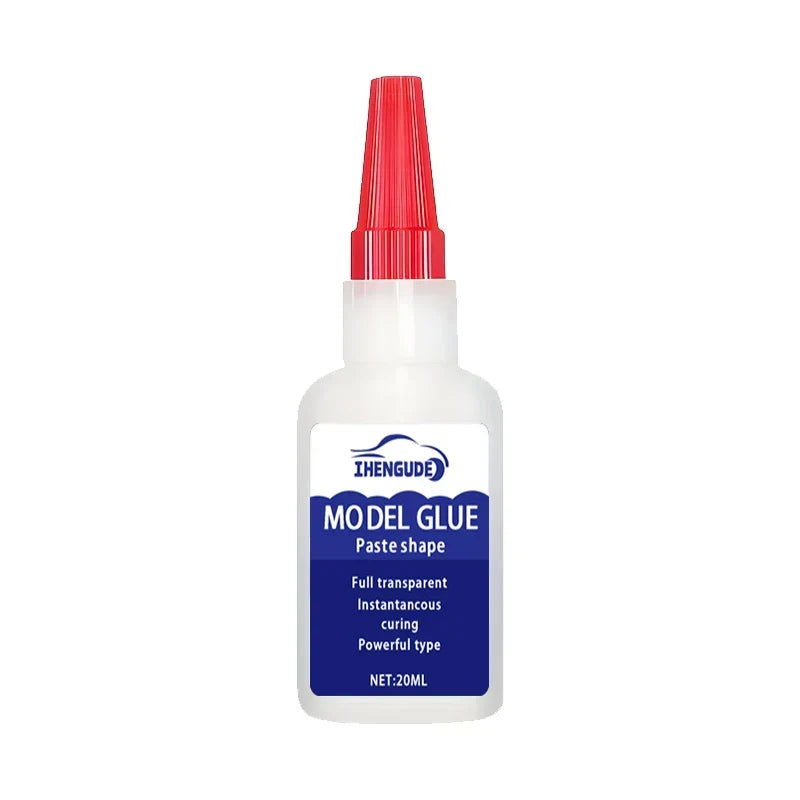 Super Strong Quick-Drying Glue, Professionally Used for Daily Repairs of Toys, Plastics, Leather, and Hardware, White, Transparent, and Odorless