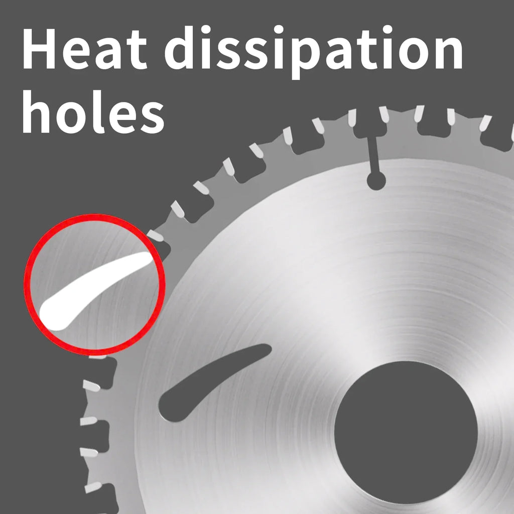 5inch / 125mm 40-Tooth Nail-Resistant Woodworking Saw Blade 125mm Circular Saw Blade Suitable for Wood Saw Blades Hardware Tool Accessories Tungsten Carbide Steel