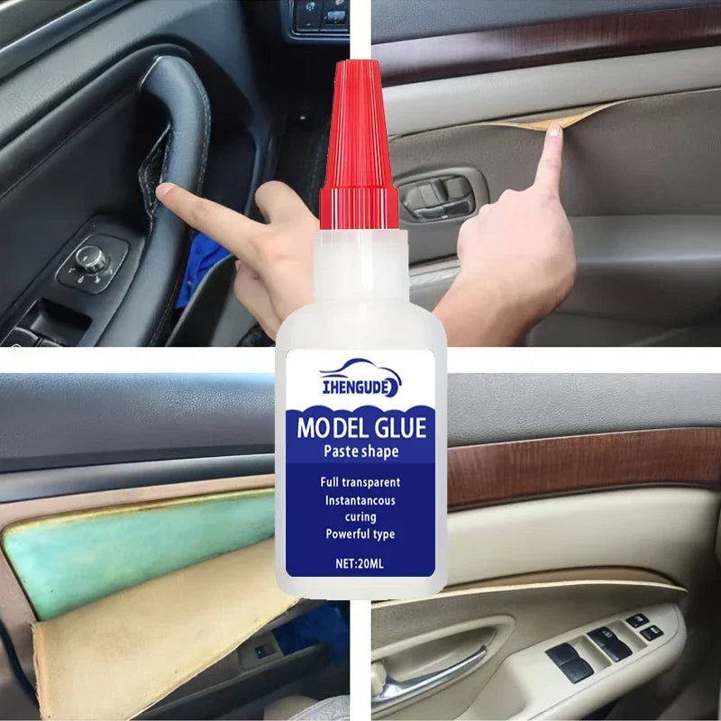 Super Strong Quick-Drying Glue, Professionally Used for Daily Repairs of Toys, Plastics, Leather, and Hardware, White, Transparent, and Odorless