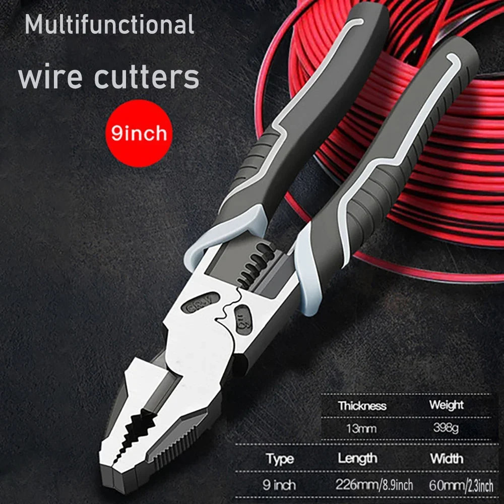 Universal Multifunctional Diagonal Pliers Needle Nose Pliers Hardware Tools Universal Wire Cutters Electrician Wire Pliers