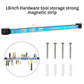 Magnetic Tool Holder Heavy-duty Magnet Tool Bar Long Strip Garage Workshops Hardware Storage Metal Organizer Rack For Workbench